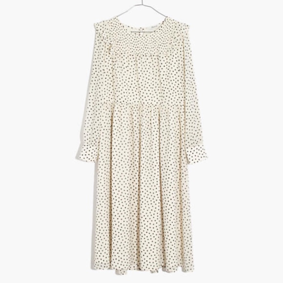 madewell polka dot midi dress - Picture 1 of 8